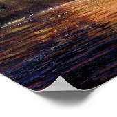 ミレニアムブリッジニューキャッスルオンタインプリント ポスター (角)