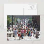 ミレニアムブリッジ，ロンドン ポストカード (正面/裏面)