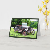 ミレニアム世代の誕生日プレゼント（年齢を重ねる人向け） カード (黄色い花)