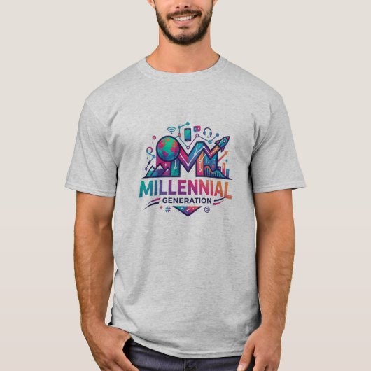 ミレニアル世代 Tシャツ (正面)