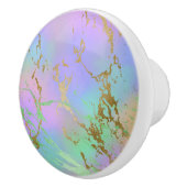 ミレニアル大理石 |レインボーよくはしゃぐパステルグラデーション セラミックノブ (右)