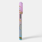 ミレニアル大理石 |レインボーよくはしゃぐモノグラグラデーションム Case-Mate iPhoneケース (裏面 / 右)