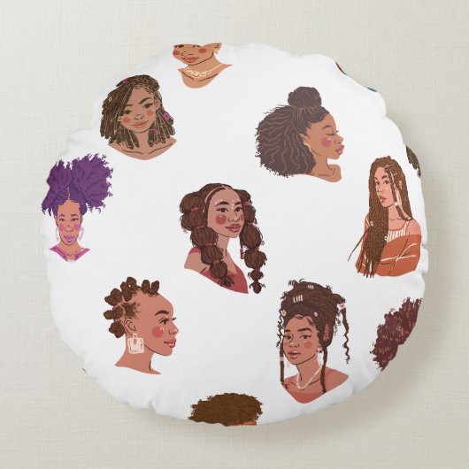 ミレニアル装飾用クッション ラウンドクッション (正面)