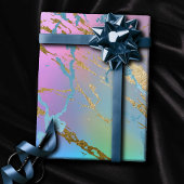 ミレニアル マーブル | 遊び心あふれるレインボーパステルオンブル ラッピングペーパー