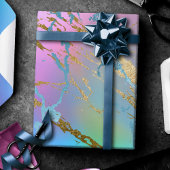 ミレニアル マーブル | 遊び心あふれるレインボーパステルオンブル ラッピングペーパー