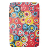 ミレフィオリ素晴らし抽象芸術フローラ バスマット (正面縦)