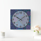 ミレフィオリ スクエア壁時計 (ホーム)