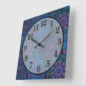 ミレフィオリ スクエア壁時計 (傾斜)