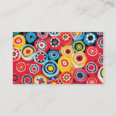 ミレフィ素晴らしオリ抽象芸術フローラ 名刺 (裏面)