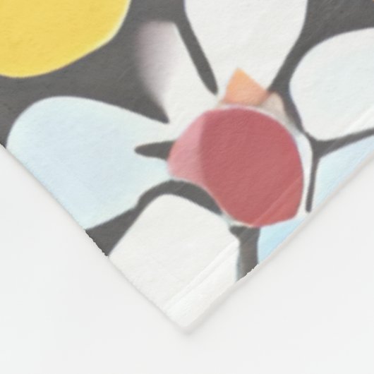 ミレフィ鮮やかオリのパエレガントターン フリースブランケット (角)