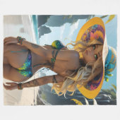 ミレヤドルズフリースブランケット フリースブランケット (正面(横))