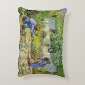 ミレーに倣って(第一歩) by ヴィンセント・ヴァン・ゴッホ アクセントクッション (裏面(縦))