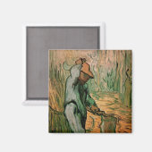 ミレー「木こり」より (Vincent van Gogh) マグネット (正面/裏面)