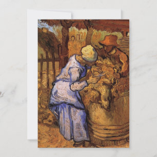 ミレー「羊飼い」より (Vincent van Goghによる)