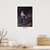 ミレー(Ii)ジャン=フランソワによる輝き ポスター (キッチン)