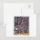 ミロはエルサレムのダビデの街に ポストカード (正面/裏面)