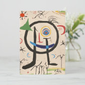 ミロへのオマージュ サンキューカード (スタンド正面)