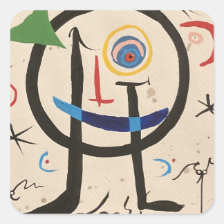 ミロへのオマージュ スクエアシール