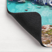 ミロカラフルスギリシャパノラマビュー マウスパッド (コーナー)