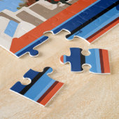 ミロスギリシャトラベルアートヴィンテージ ジグソーパズル (側面)