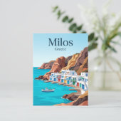 ミロス島 ギリシャ ポストカード (スタンド正面)
