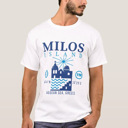 ミロス ギリシャ Tシャツ (正面)