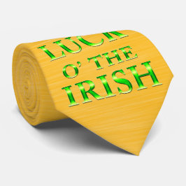 ミロデールセントパトリック金ゴールドイエローアイリッシュメンズタイ ネクタイ