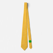 ミロデールセントパトリック金ゴールドイエローメンズタイ ネクタイ (正面)