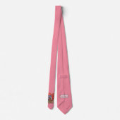 ミロデール愛は魔法のピンクの男性のネクタイ ネクタイ (裏面)