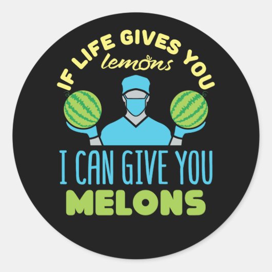 ミロンおもしろいにもしする与えプラスチック製外科医 ラウンドシール (正面)