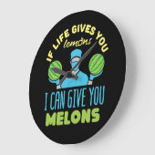 ミロンおもしろいにもしする与えプラスチック製外科医 ラージ壁時計 (傾斜)