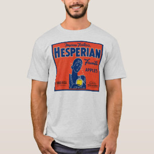 ミロン·フォスターズ·ヘスペリアン·フルーツリンゴ箱のラベル Tシャツ