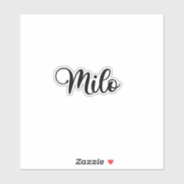 ミロ名 – 手書き書道 シール