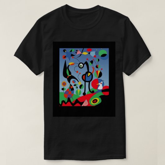 ミロ・エル・ハルディン・アート Tシャツ (デザイン正面)