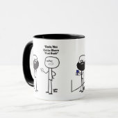 ミロ·セズ、お前はブッシュを剃らなきゃならない マグカップ (正面左)