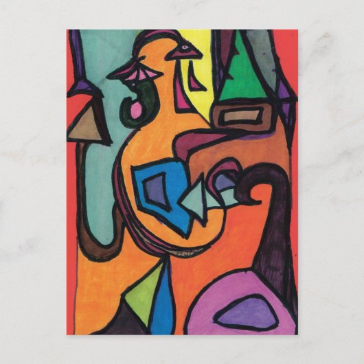 ミロ,ミロ編集された壁の.jpg ポストカード (正面)