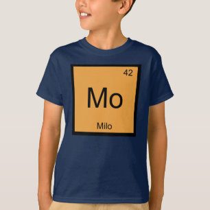 ミロ 名前 化学元素 周期表 Tシャツ