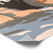 ミンガン諸島ナショナルパークリザーブヴィンテージ ポスター (角)