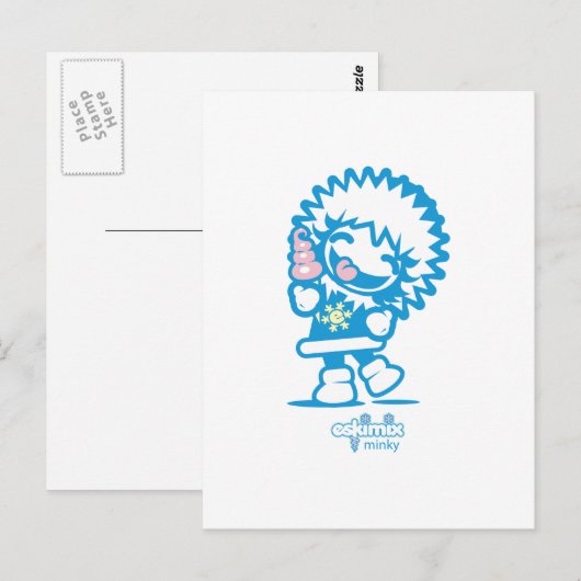 ミンキー ポストカード (正面/裏面)
