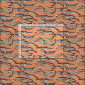 ミンククジラの銅貨 ファブリック (タイル)