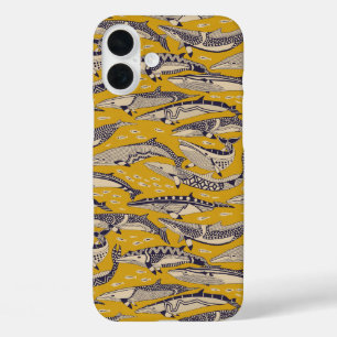 ミンククジラ金ゴールド iPhone 16 PLUSケース