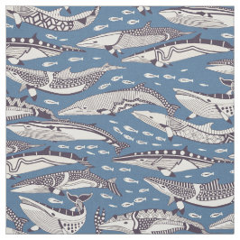 ミンククジラ マルベリーデニム ファブリック