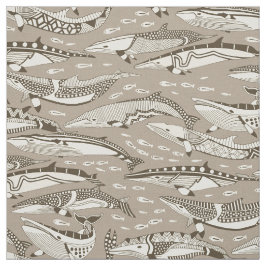 ミンククジラ 紅茶色の石 ファブリック