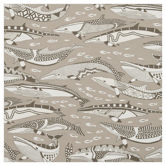 ミンククジラ 紅茶色の石 ファブリック (見本)