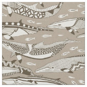 ミンククジラ 紅茶色の石 ファブリック (クローズアップ)