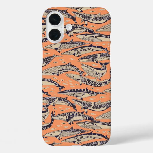 ミンククジラ 銅 Case-Mate iPhoneケース (裏面)