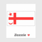 ミンクマク州旗（カナダ） シール (シート)