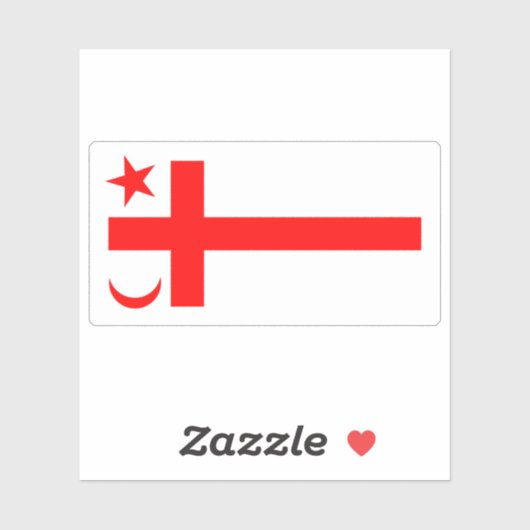 ミンクマク州旗（カナダ） シール (シート)