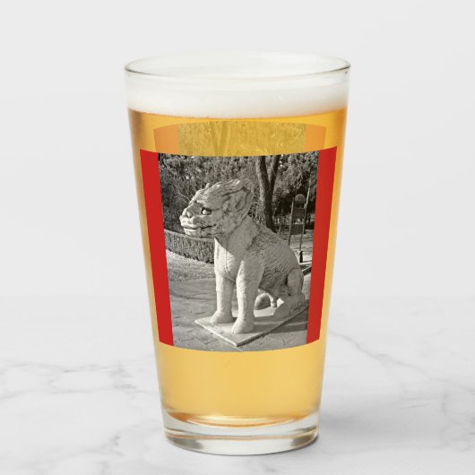 ミンサムズドラゴンB&W タンブラーグラス (ドリンク正面)