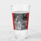 ミンサムズドラゴンB&W タンブラーグラス (正面)